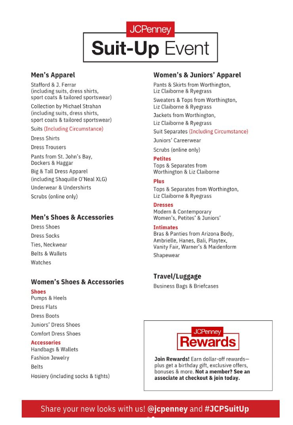 JCPenney Suit-Up Event
