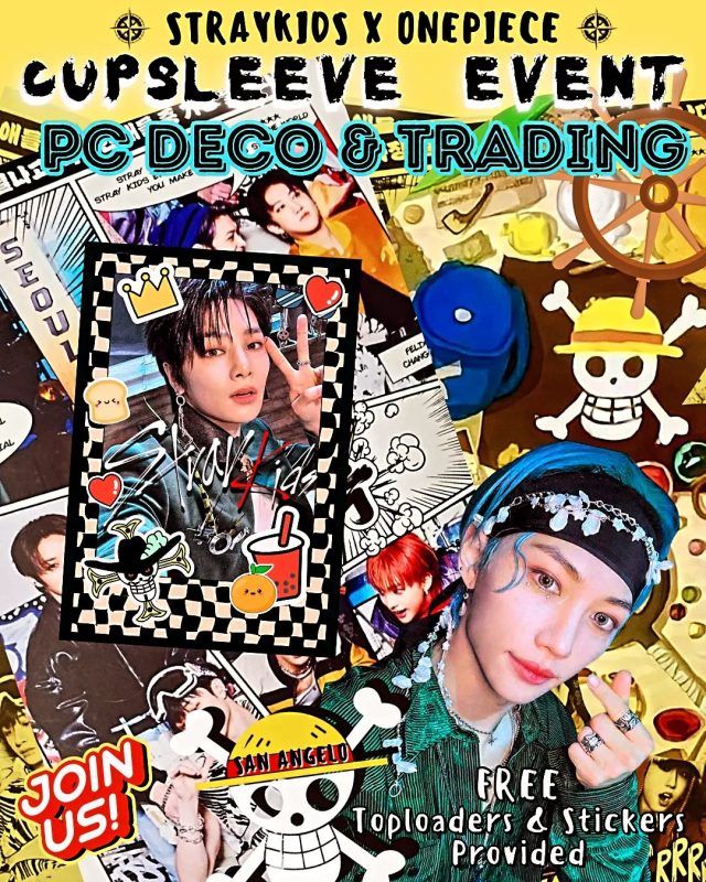 StrayKids x OnePiece Cupsleeve Event - Snowberry T | Sunset Mall