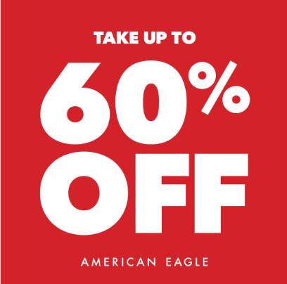 American Eagle Take an Additional 60% Off Clearance icon